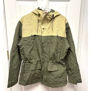 St. John's Bay Parka, Hooded Shell, Drawstring Waist, Windbreaker, Men's Size L